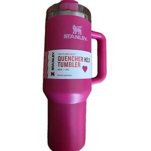 Valentines Stanley 40 oz Stainless Steel  FlowState Quencher Tumbler PINK Target